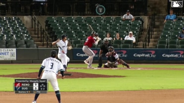 Pavin Smith homers (6) on a fly ball to right field.