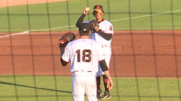 Drake George strikes out three in pro debut