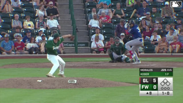 Emil Morales' 15th homer of the year