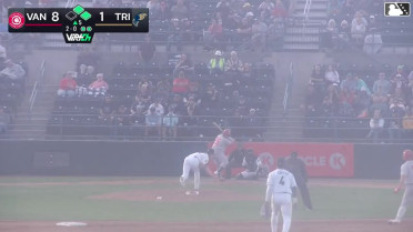 Hayden Gilliland singles on a ground ball to right fielder Randy De Jesus. Kendry Chirinos scores. Tucker Toman scores.