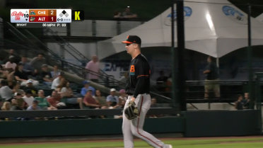 Trace Bright strikes out eight