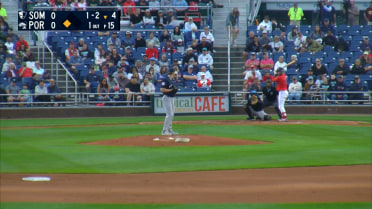 Trystan Vrieling's six strikeouts in hitless outing