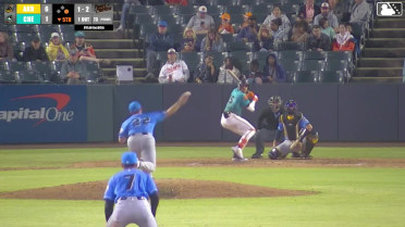 Frederick Bencosme homers (3) on a fly ball to right center field. Tavian Josenberger scores.