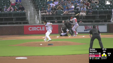Caleb Bartolero grounds into a double play, shortstop Brenden Dixon to second baseman Colby Shelton to first baseman Alec Briley. Tucker Flint out at 2nd. Caleb Bartolero out at 1st.