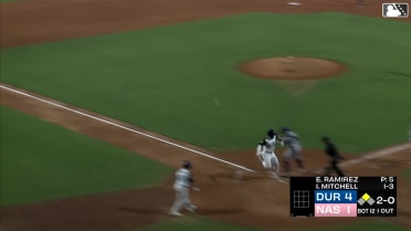 Garrett Mitchell hits an inside-the-park home run