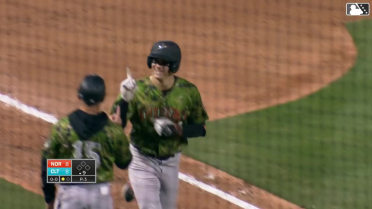 Coby Mayo rips a solo home run 106.6 MPH off the bat