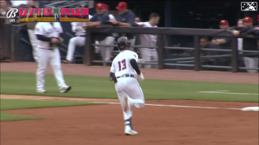 Justyn-Henry Malloy launches a two-run home run