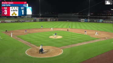 Jose Cerice hit by pitch. Blake Mitchell scores. Ramon Ramirez to 3rd. Derlin Figueroa to 2nd.