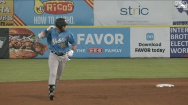 Seth Beer tags a solo homer to center field 