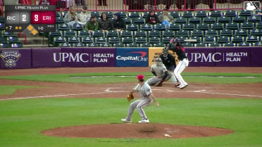 Thayron Liranzo homers (2) on a fly ball to left field. Brett Callahan scores. Peyton Graham scores.