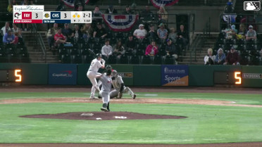 Taitn Gray lines into an unassisted double play, third baseman Xavier Neyens. Dean Moss out at 3rd.