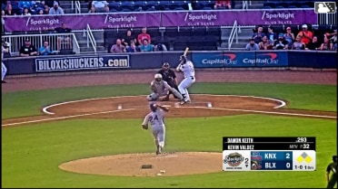 Damon Keith out on a sacrifice fly to center fielder Kane Kepley. Andrew Fischer scores. Braylon Payne to 2nd.