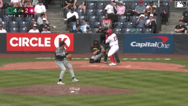 Kendry Chirinos called out on strikes and Maddox Latta caught stealing 2nd, catcher Diego Cartaya to second baseman Zander Darby to catcher Diego Cartaya.