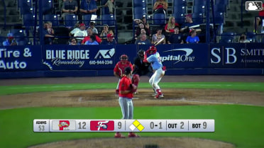Erick Brito homers (1) on a fly ball to left field. Bryson Ware scores. Kehden Hettiger scores.