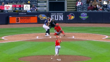 Jace Jung homers (22) on a fly ball to center field.