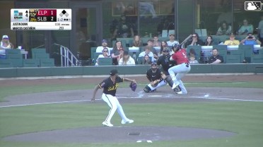 Justin Dunn In play, run(s) to Marcos Castañon