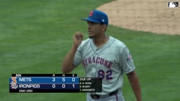 Saul Garcia's first Triple-A strikeout