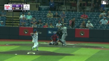 Jeral Perez homers (7) on a fly ball to center field.