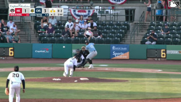 Braylin Morel singles on a ground ball to right fielder Brailer Guerrero. Paulino Santana scores. Angel Arredondo to 2nd.