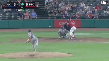 Sammy Hernandez homers (9) on a fly ball to left field. Yordalin Peña scores.