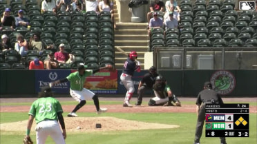 César Prieto walks. Matt Koperniak scores. Andy Yerzy to 3rd. Mike Antico to 2nd.