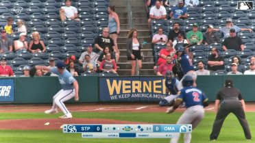 Aaron Sabato homers (19) on a fly ball to left field. Kaelen Culpepper scores. Kyler Fedko scores.