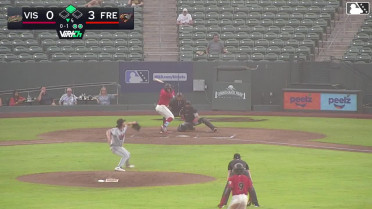 Juan Martinez triples (1) on a ground ball to right fielder Adriel Radney. Ronny Ugarte scores. Ashly Andujar scores.
