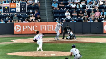 Ryan Clifford singles on a ground ball to center fielder Spencer Jones, deflected by shortstop George Lombard Jr. MJ Melendez scores.