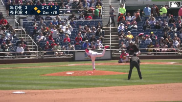 David Sandlin's 9th strikeout 
