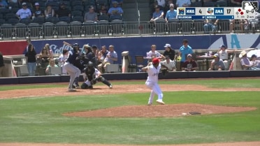 Sam Kulasingam singles on a ground ball to center fielder Junior Franco. Omar Hernandez scores. Justin Johnson to 2nd.