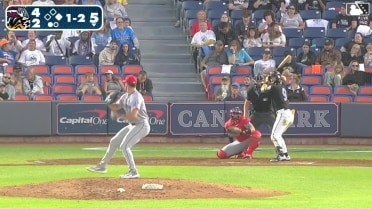 Jonathan Santucci's sixth strikeout