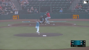 Carlos Cauro strikes out swinging and Aaron Piasecki caught stealing 2nd, catcher Sebastian Baquera to second baseman Daniel Flames to catcher Sebastian Baquera.