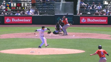 Spencer Bivens In play, run(s) to Brayan Buelvas