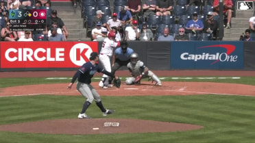 Hayden Gilliland homers (1) on a fly ball to left field. Manuel Beltre scores.