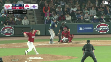 Rafe Perich singles on a line drive to left fielder Stanley Tucker. Quincy Scott scores. Carter Garate scores. Antonis Macias to 3rd. Rafe Perich to 2nd. Throwing error by left fielder Stanley Tucker.