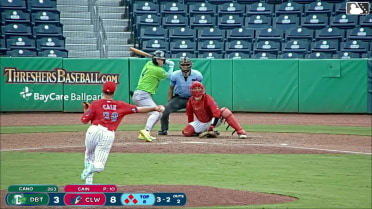 Tegan Cain In play, run(s) to Ichiro Cano