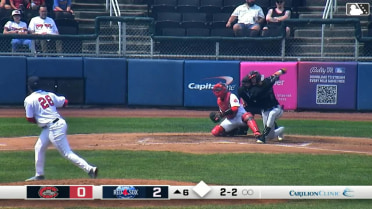 Yhoiker Fajardo's eighth strikeout