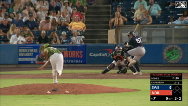 Ofreidy Gomez whiffs four over two perfect innings