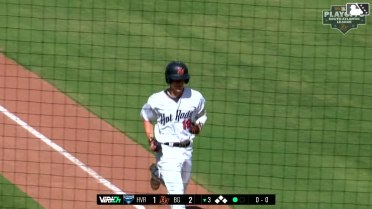 Mac Horvath clubs a solo homer