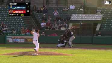 Max Schuemann grounds out, second baseman Trey Lipscomb to first baseman Abimelec Ortiz. Jonathan Ornelas scores. Jasson Domínguez to 2nd.