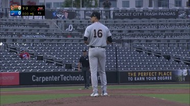 Ian Mejia's season-high nine strikeouts