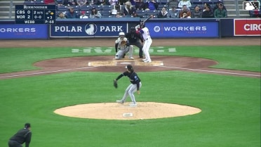 Jason Delay reaches on a fielding error by shortstop Milan Tolentino. Vinny Capra scores. Jason Delay to 2nd.