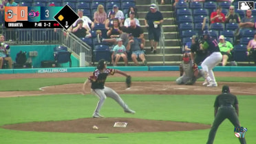 Alexander Albertus doubles (10) on a line drive to right fielder Jhomnardo Reyes. Grayson Fitzwater scores. Alexander Albertus out at 3rd on the throw, right fielder Jhomnardo Reyes to second baseman Jimmy Anderson to third baseman Carlos Sanchez.