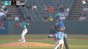 Alfonsin Rosario homers (8) on a fly ball to right center field. Jaison Chourio scores.