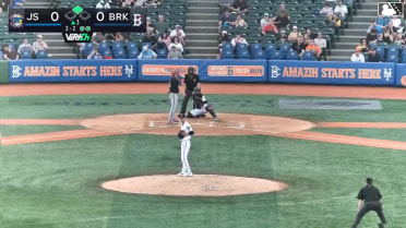 Tyler Pettorini singles on a line drive to second baseman Yonatan Henriquez. Luis Caicuto scores.