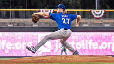 Hunt Dominates, Shuckers Force Game Three in Montgomery