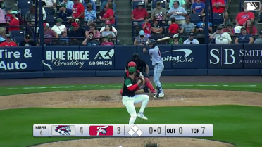 John Bay homers (1) on a line drive to left field.