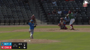 Ruben Ibarra homers (25) on a fly ball to left field.