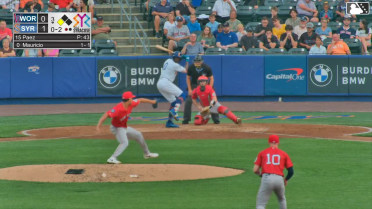 Ronny Mauricio homers (15) on a fly ball to right center field. Émilien Pitre scores.