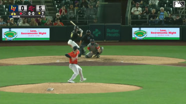 Geoff Hartlieb In play, run(s) to Will Brennan